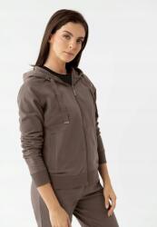 Volcano Női Cipzáras Kapucnis Pulóver Barna Volcano B-jokos XXL