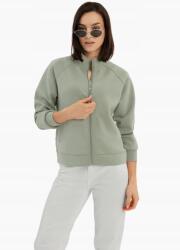 Volcano Női Cipzáras Pulóver Állógallérral Zöld Volcano B-elia Xs