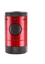 Xikar Volta Tabletop asztali szivargyújtó 4-es szúrólánggal - piros (569RD)