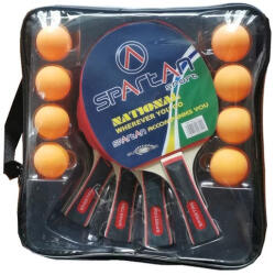 SPARTAN Pingpongütő szett 4 ütő 8 labda tárolóval - SPARTAN TRAINING 318 (SS_318)