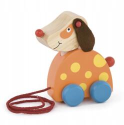 Viga Toys Fából készült vontatókutya