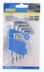 Kinzo Torx imbuszkulcs készlet, 13 Db-os (33564043)