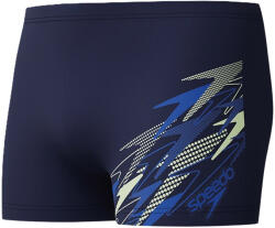 Speedo medley logo aquashort navy/yellow s - uk32