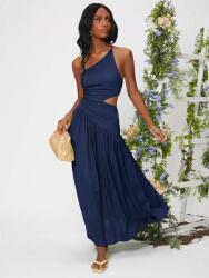 Shein Sötétkék Ruha Maxi Aszimmetrikus Nyakkivágással Shein 40/42