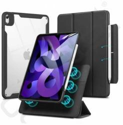 ESR REBOUND HYBRID szilikon telefonvédő (aktív FLIP, TRIFOLD, asztali tartó, ütésállóság, ceruza tartó) FEKETE