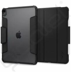Spigen AIR SKIN PRO tok álló, ECO bőr hatású (aktív FLIP, oldalra nyíló, TRIFOLD, asztali tartó, ceruza tartó) SZÜRKE