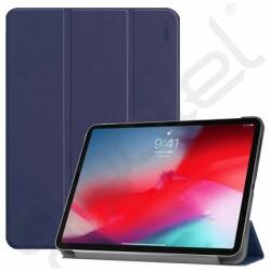 ENKAY tok álló, bőr (aktív FLIP, oldalra nyíló, TRIFOLD, asztali tartó) SÖTÉTKÉK