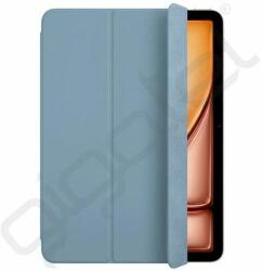 Apple Smart Folio tok álló, bőr hatású (aktív FLIP, oldalra nyíló, TRIFOLD, asztali tartó) DENIMKÉK