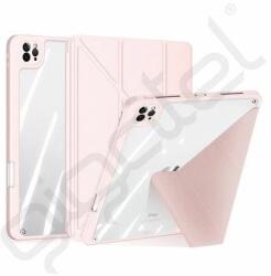 Dux Ducis MAGI ORIGAMI tok álló, bőr hatású (aktív FLIP, oldalra nyíló, TRIFOLD, asztali tartó, ceruza tartó) RÓZSASZÍN - extratelgsm - 9 999 Ft