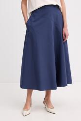 Weekend Max Mara szoknya pamut ZATTERA - sötétkék 36