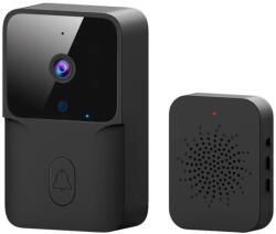  Vezeték nélküli WiFi videós kapucsengő beltéri csengő egységgel - Fekete (csengo_black)