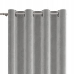 Markizeta Velvi kész velúr függöny 140x250 cm pasztell szürke (VELVI0/ZGP/021/140250/1)
