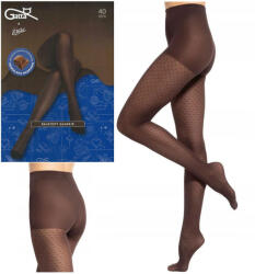 Gatta & Wedel Mintás Harisnyanadrág 03 40 Den Barna Dark Choco 2-S (00A861020212E)