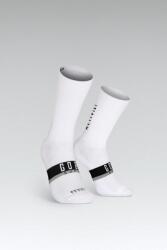 Gobik Kerékpáros zokni SUPERB UNISEX EXTRA LONG AXIS fehér L-XL