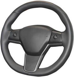  Tesla bőr kormányvédő - méretpontos, varrható kivitel (KVTE1) - royaltuning