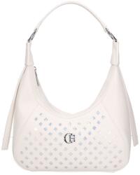 CHIARA fehér erezett / ezüst lézervágott rostbőr női válltáska i5047-l gemma