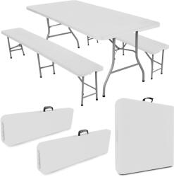 Klubfotel Összecsukható catering bútor szett, fehér