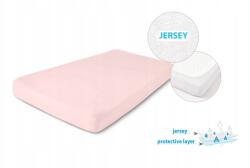 BabyMatex Higiéniai alátét 70x140x10 jersey rózsaszín világos vízhatlan gumis (TB0252)