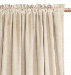 Flying Velúr szalagfüggöny velúr hálószoba nappaliba Cappuccino Bézs 140x270 (ZASLONA-WELUR-CAPPUCCINO)