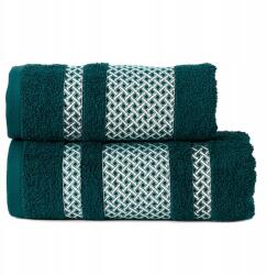 Markizeta Home Fürdőlepedő 70x140 cm Pamut Sötét Türkiz/Ezüst Lionel (LIONEL/RB0/101/070140/1)