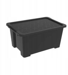 Rotho tárolódoboz Evo Easy 44 L Fekete (4362345)