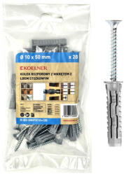 Koelner - Rawlplug UNIFIX univerzális nylon dübel 6x30mm süllyesztett fejű csavarral 4, 5x50mm - bakonykotoelem - 1 062 Ft