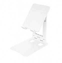 Wozinsky WPT-K28 Suport pliabil pentru telefon / tablet pentru birou alb