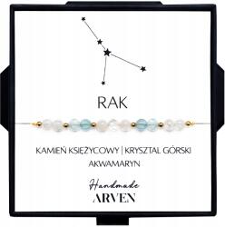  Rák Karkötő Természetes Kövekkel Csillagjegy Ajándék (RAK)