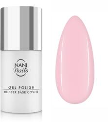 Naní gél lakk Rubber Base Cover 5 ml - Tender Rose