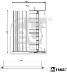 Febi Bilstein Olejový filter FEBI BILSTEIN 198037 (198037)