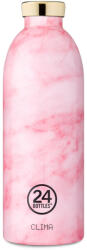 24Bottles Clima 850 ml Duplafalú Fém Termosz Rozsdamentes Marble Pink (24B111)