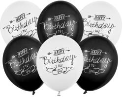  Lufi 30 cm 6 Darab/Csomag Happy Birthday Pasztell Vegyes Színek (SB14P2580006)