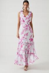 Oasis Fehér Maxi Klasszikus Ruha Virágos Koktélruha Oasis 38