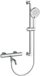 Cerano - Selma fali kádcsaptelep tartozékokkal - termosztatikus - forgó kifolyóval - króm