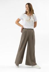 Volcano Női Nadrág Széles Laza Lyocell Barna Volcano R-marga XXL