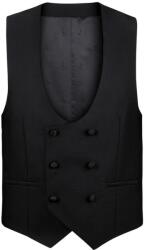 Charles Tyrwhitt Tuxedo Double Breasted Vest - Black - 48 (P44372)