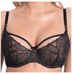 Samanta puha csipkés melltartó Amelia A123 fekete 70G (soft miękki stanik koronka)