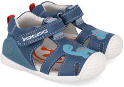 Biomecanics "első lépés" zárt orrú szandál, nyitott cipő, dínós (21-25 méret) 262126-A556 (25)