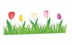 LearnHow Tavaszi Dekoráció Tulipánok A Fűben 4EL (LH-DW60)