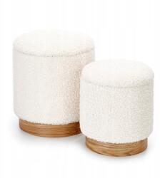 Halmar Kárpitozott puff bézs nyitható nappali puff szett tárolórekesszel Cancun (V-CH-CANCUN-PUFA)