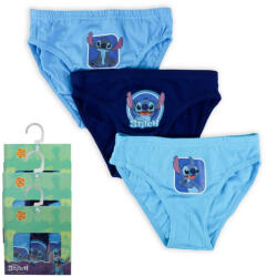  Disney Lilo és Stitch, A csillagkutya Blue gyerek fehérnemű, alsó 3 darab/csomag 6 - 8 év / 116 - 128 cm (85FML3412916) - eking