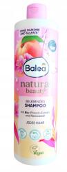 Balea Natural Beauty hajsampon őszibarack kivonattal és rizsvízzel