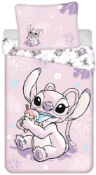 Jerry Fabrics Disney Lilo és Stitch, A csillagkutya Ice Cream ágyneműhuzat 140×200cm, 70×90 cm JFK041697 (JFK041697)