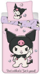 Jerry Fabrics Hello Kitty Kuromi Be Yourself ágyneműhuzat 140×200cm, 70×90 cm JFK041390 (JFK041390)