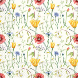 Procos Virágos Wild szalvéta 20 db-os 33x33 cm PNN97106 (PNN97106)