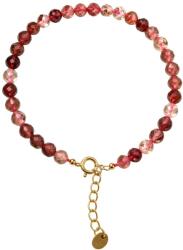  Bratara din Andezin (Tibet Sunstone) Rotund Fatetat 4x4 mm Accesorii de Gold Filled - 1 Buc