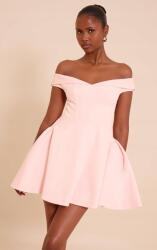 Prettylittlething Világos Rózsaszín Bő Szabású Mini Ruha Koktél Prettylittlething 36