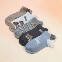 Aura Via Fiú titokzokni szett - 5 pár maci mintás 28-31 115694