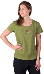 Northfinder Tricou femei din bumbac organic, material moale GRACIANA darkgreen (108622-300-104)