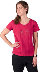 Northfinder Tricou damă exterior, material moale din bumbac organic HELENA cherry (108624-510-102)